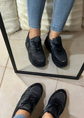 Sneakers Με Glitter Μαύρα