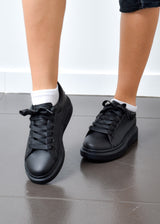 Sneakers Δίπατα Μαύρα