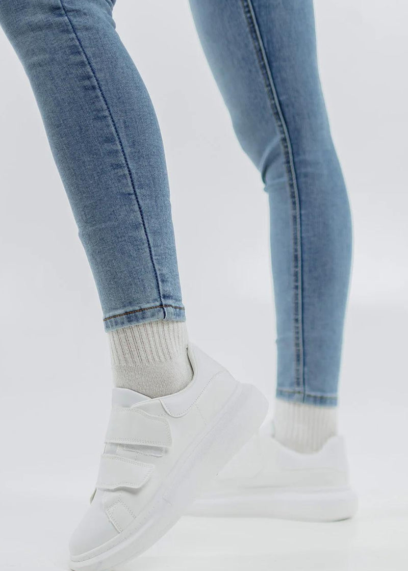 Sneakers Λευκά με Scratch