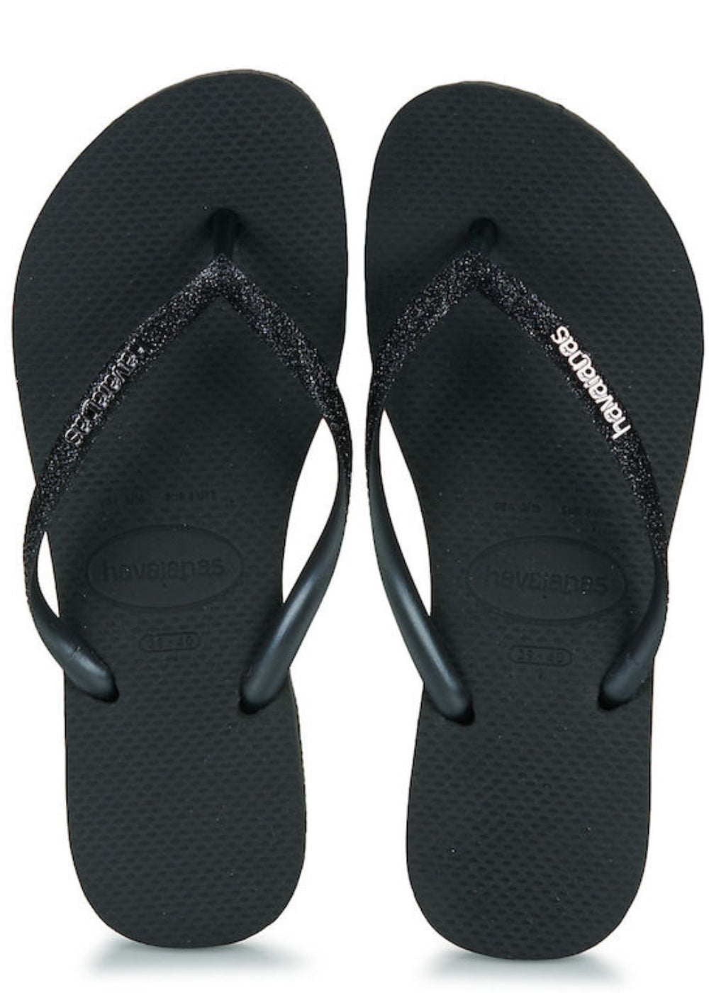 HAVAIANAS ΓΥΝΑΙΚΕΙΕΣ ΣΑΓΙΟΝΑΡΕΣ ΜΑΥΡΕΣ ΜΕ ΓΚΛΙΤΕΡ