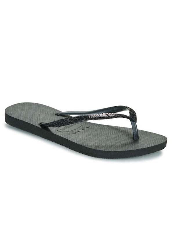 HAVAIANAS ΓΥΝΑΙΚΕΙΕΣ ΣΑΓΙΟΝΑΡΕΣ ΜΑΥΡΕΣ ΜΕ ΓΚΛΙΤΕΡ