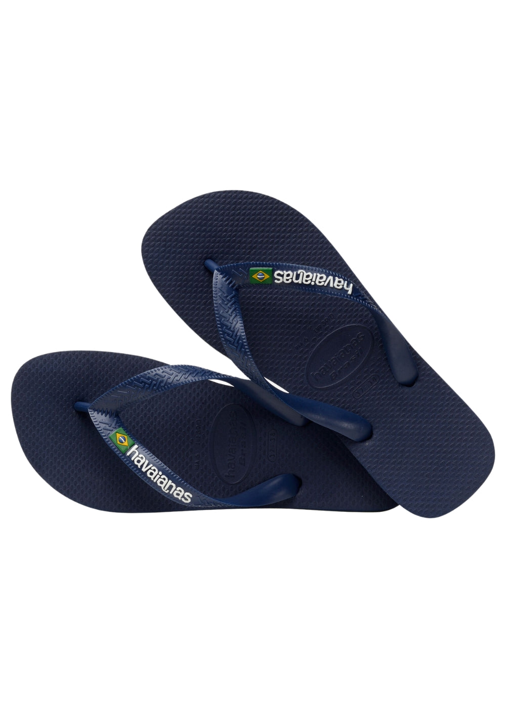 Ανδρικές Σαγιονάρες μπλέ - Havaianas  Brazil Logo Navy Blue