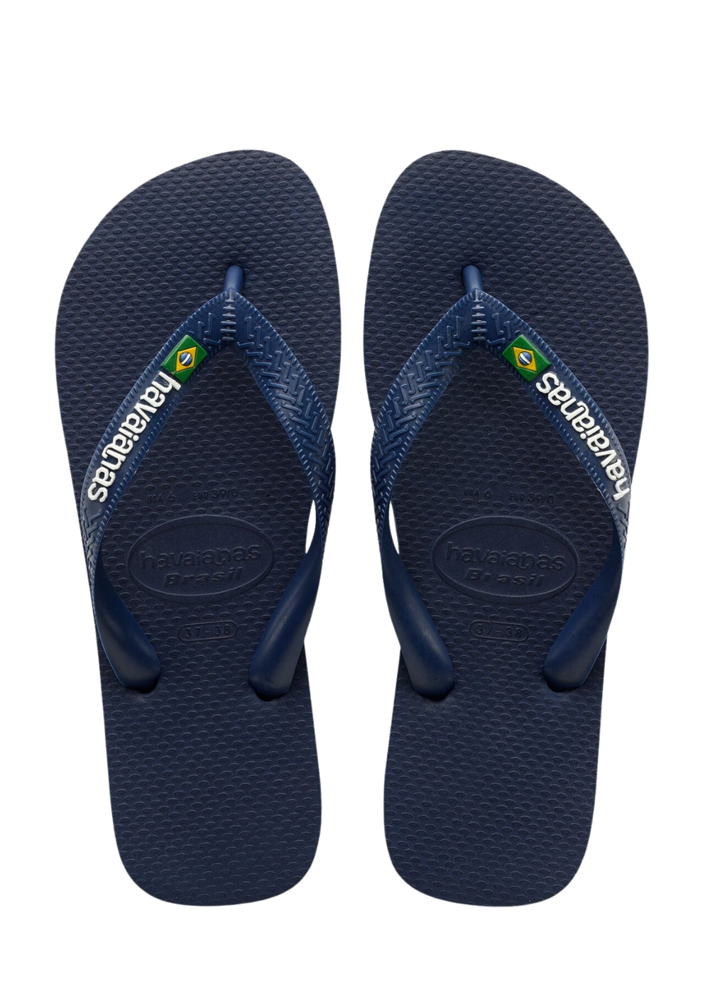 Ανδρικές Σαγιονάρες μπλέ - Havaianas  Brazil Logo Navy Blue