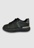 Sneakers Δίσολα Με Στρας Μαύρα