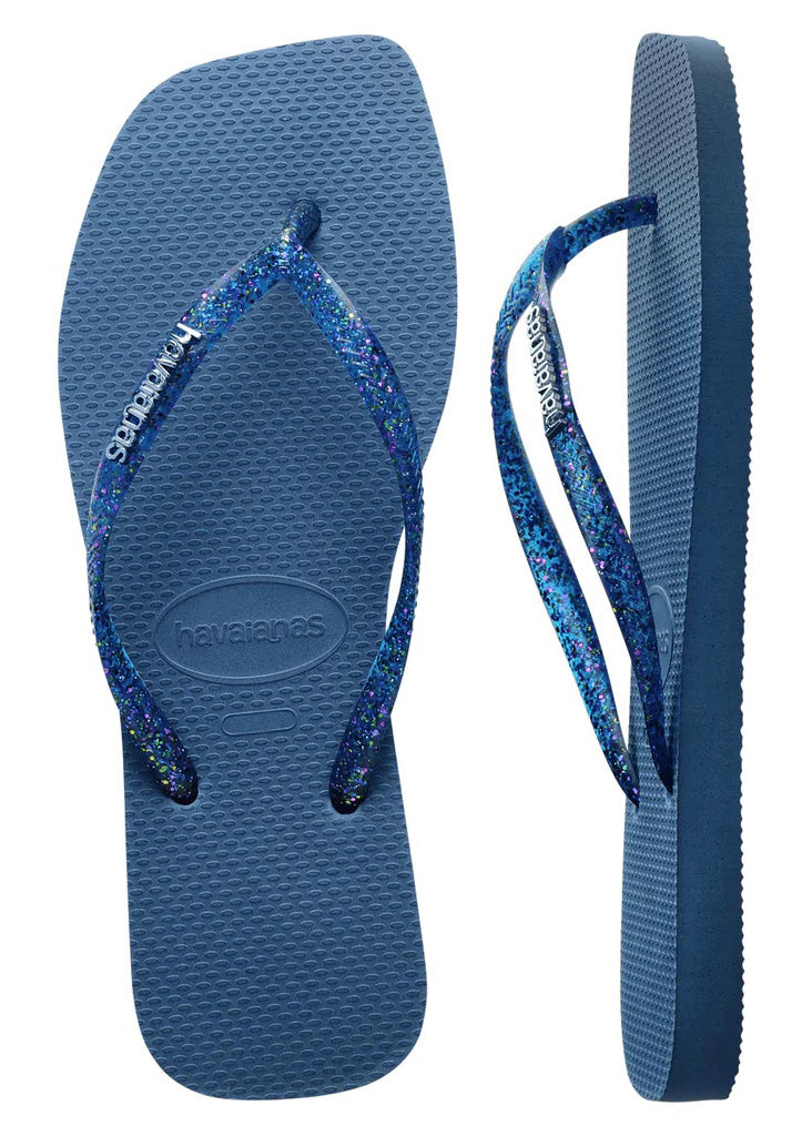 HAVAIANAS ΓΥΝΑΙΚΕΙΕΣ ΣΑΓΙΟΝΑΡΕΣ ΜΠΛΕ ΜΕ ΓΚΛΙΤΕΡ