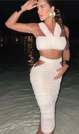 Σετ τοπ-φουστα