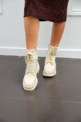 Αρβυλάκια Με Κορδόνι Μπεζ