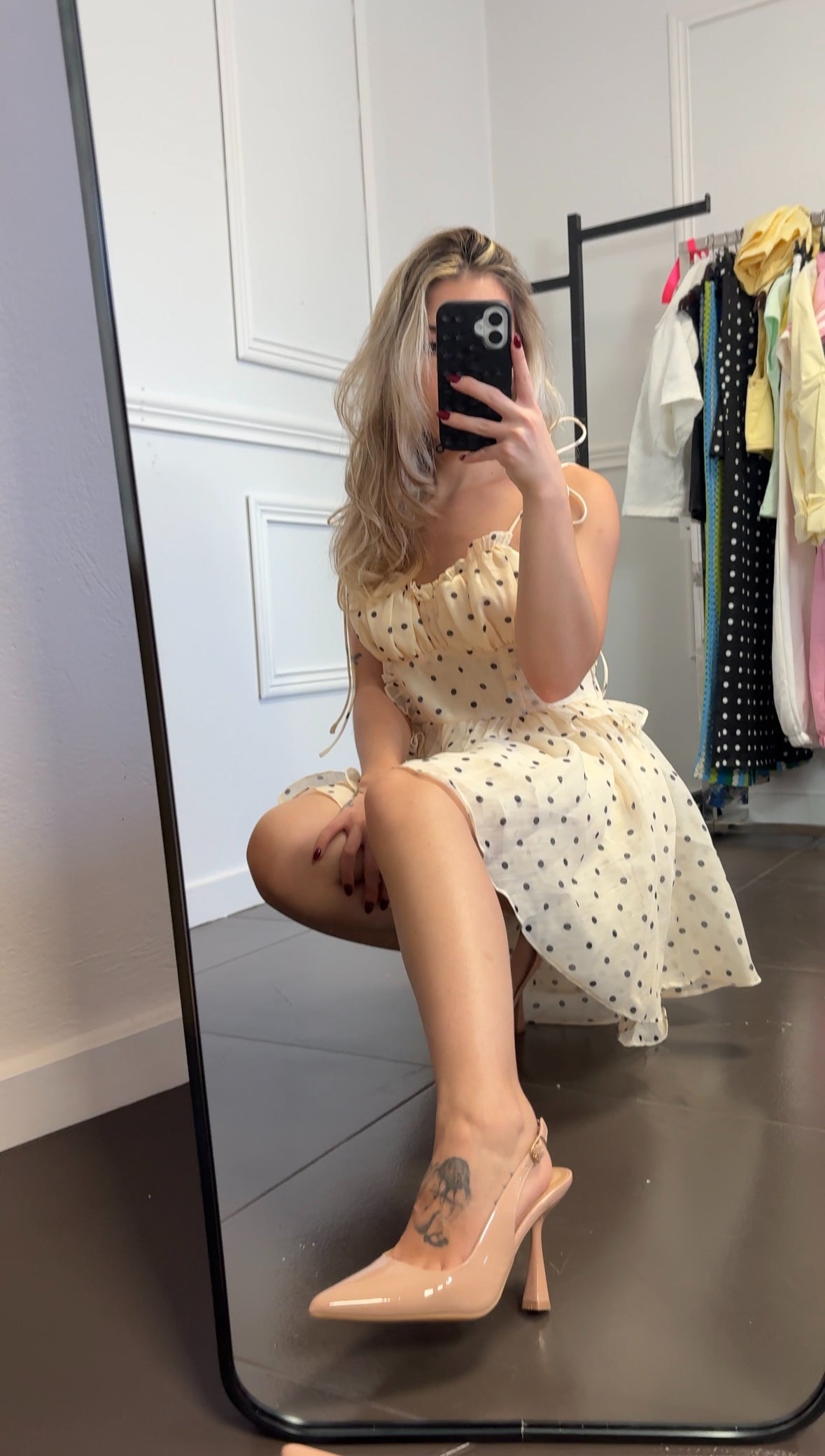 Φόρεμα πουά