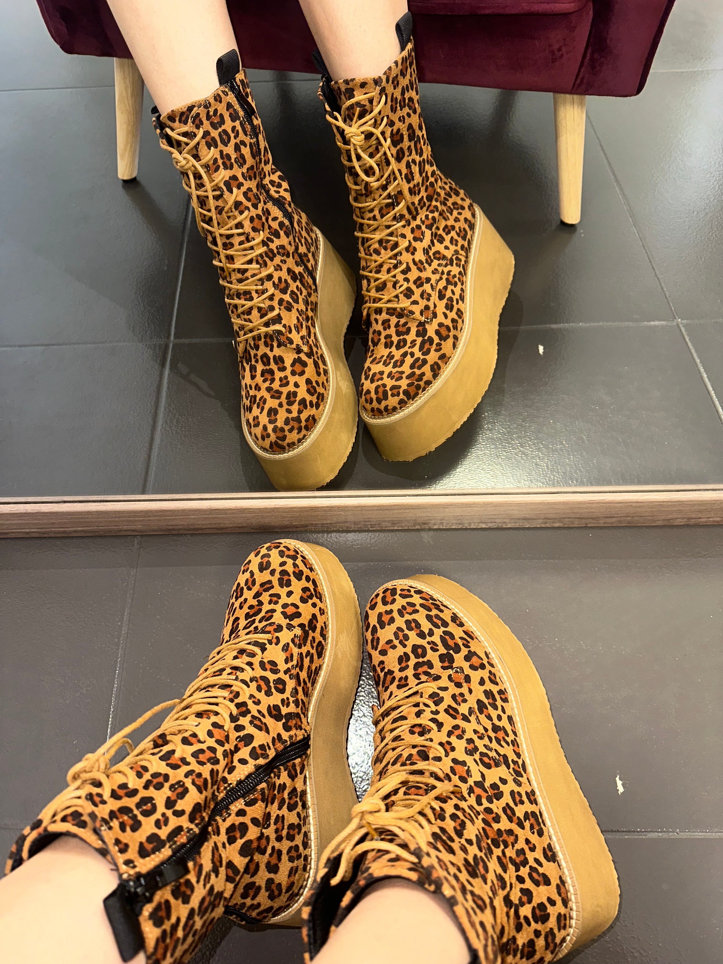 Μποτάκια Animal print