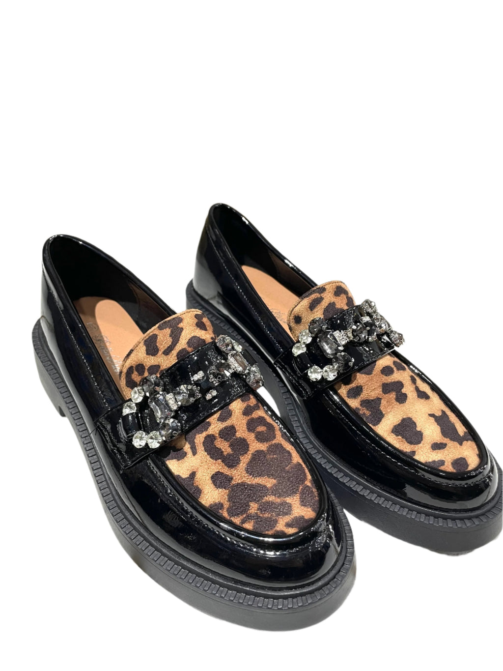 Loafers Λουστρίνι Animal print