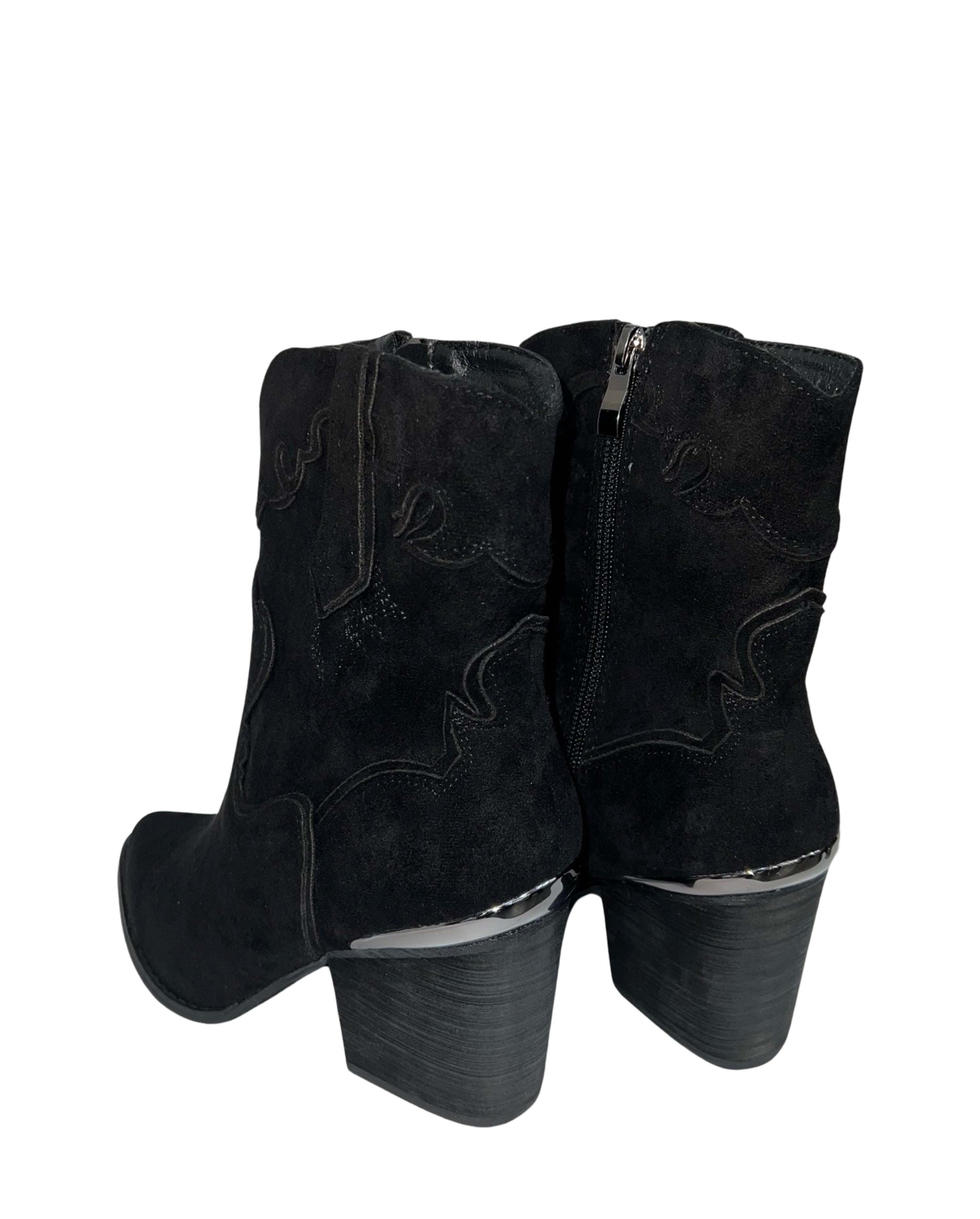 Μποτάκια Western Suede