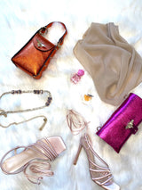 Πέδιλα Σατέν Lace up-Mules